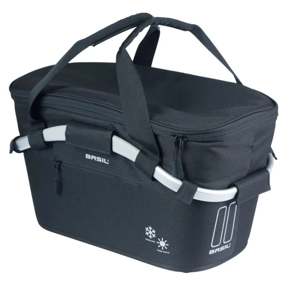 Basil Carry All ISO MIK Fietsmand 18 L - zwart