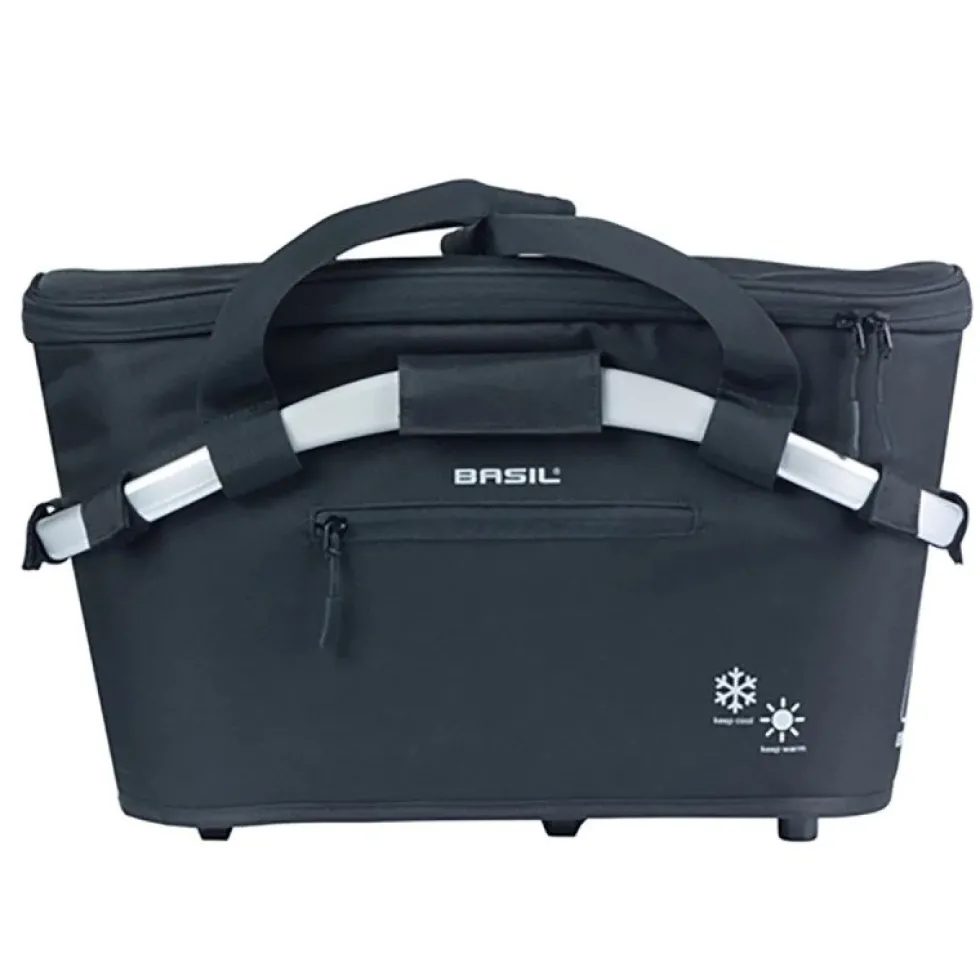 Basil Carry All ISO MIK Fietsmand 18 L - zwart