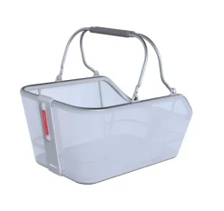 Achtermanden < Basil Cento Tech Fiber Nordlicht Fietsmand 21L - zilver