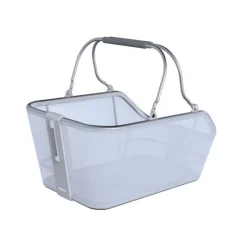 Achtermanden < Basil Cento Tech Fiber Nordlicht Fietsmand 21L - zilver
