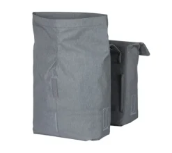 Basil City Dubbele Bagagetas (Paar) - 2x16L - grijs