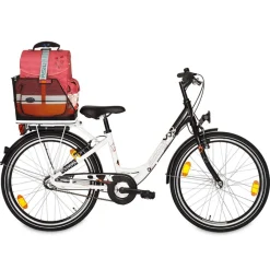Achtermanden < Basil Class Rear School Bag Basket - black