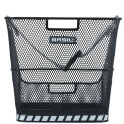 Achtermanden < Basil Class Rear School Bag Basket - black