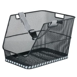 Achtermanden < Basil Class Rear School Bag Basket - black