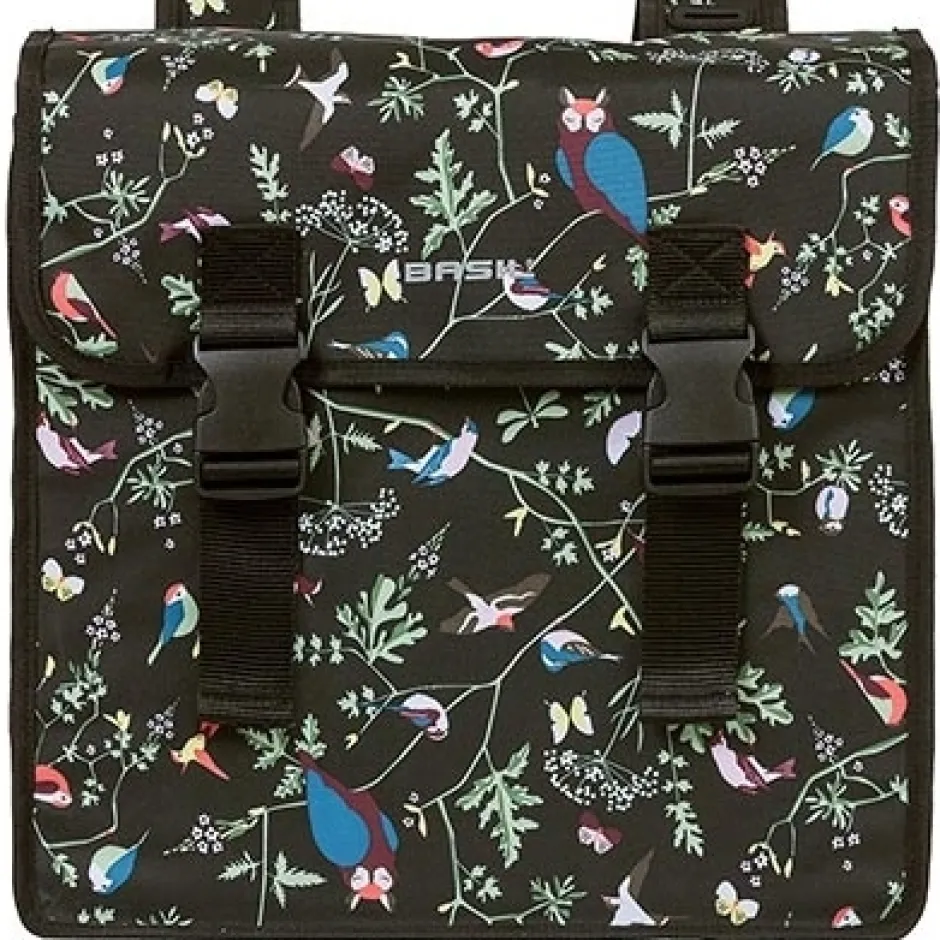 Bagagedragertassen < Basil Wanderlust Double Fietstas (Paar) - 2x17.5L - charcoal