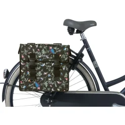 Bagagedragertassen < Basil Wanderlust Double Fietstas (Paar) - 2x17.5L - charcoal
