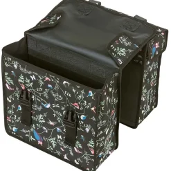 Bagagedragertassen < Basil Wanderlust Double Fietstas (Paar) - 2x17.5L - charcoal