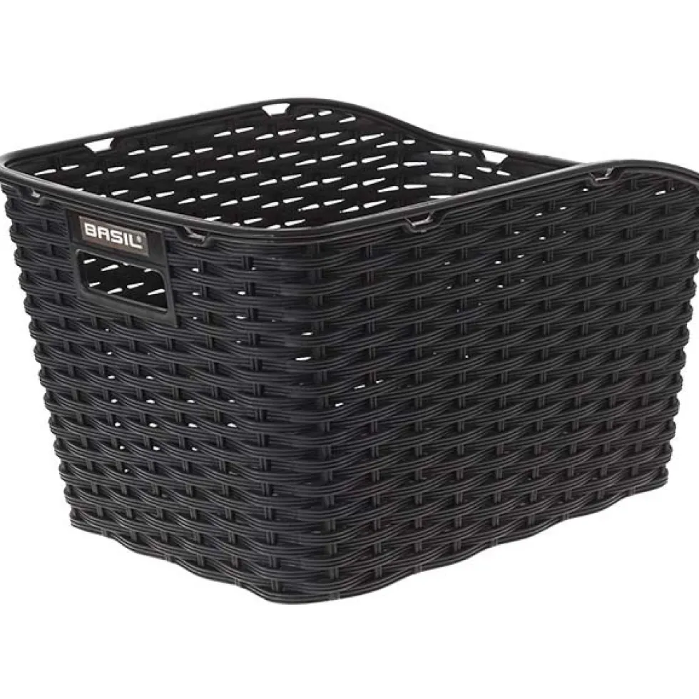 Basil Weave WP Fietskoffer - zwart