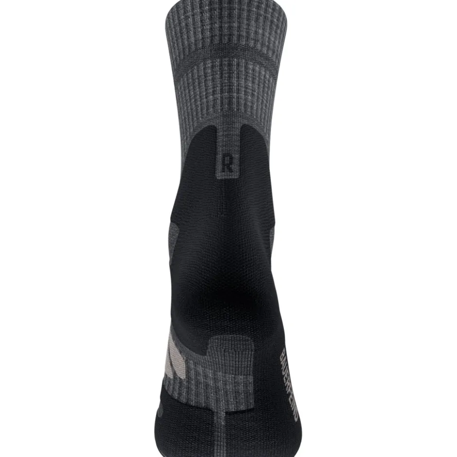 Sokken|Sokken < Bauerfeind Outdoor Merino Mid Cut Sokken Heren - lava grey