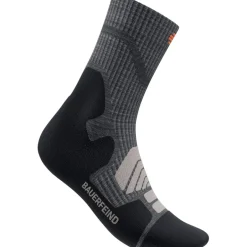 Sokken|Sokken < Bauerfeind Outdoor Merino Mid Cut Sokken Heren - lava grey
