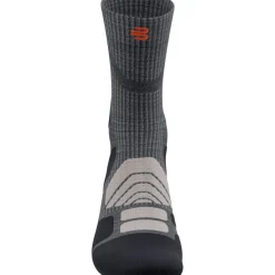 Sokken|Sokken < Bauerfeind Outdoor Merino Mid Cut Sokken Heren - lava grey