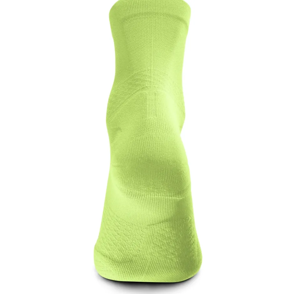 Sokken < Bauerfeind Run Ultralight Mid Cut Sokken Heren - lime green
