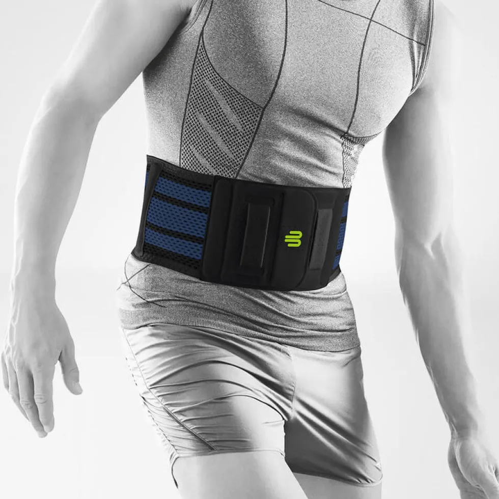 Bauerfeind Sport Rugsteun - zwart