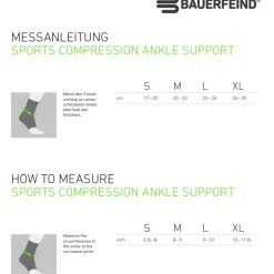 Bauerfeind Sports Compression Enkelsteun - zwart