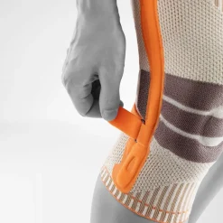 Sportbandages & Braces|Sportbandages & Braces < Bauerfeind Outdoor Kniebandage - andtone-orange