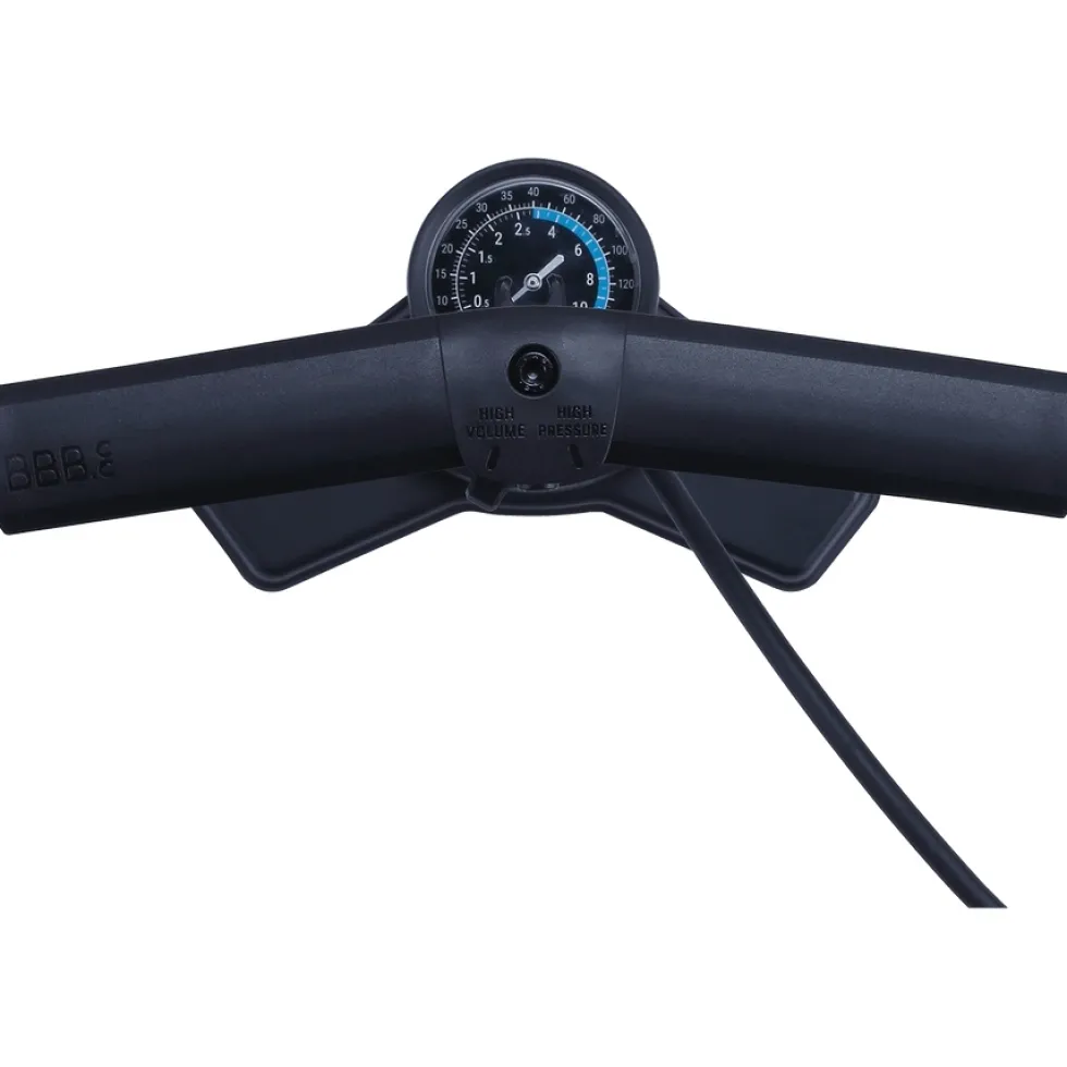 BBB Cycling AirSwitch HP/HV BFP-41 Vloerpomp - matt black