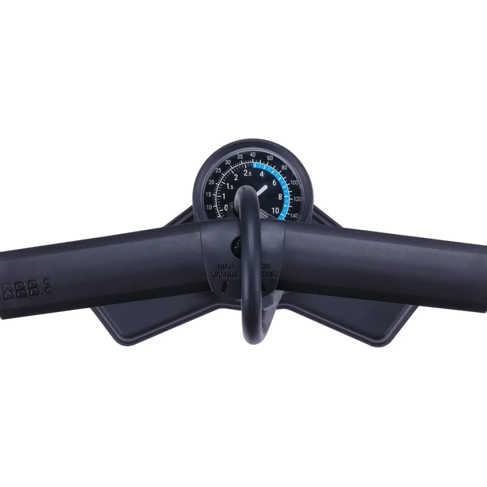 BBB Cycling AirSwitch HP/HV BFP-41 Vloerpomp - matt black
