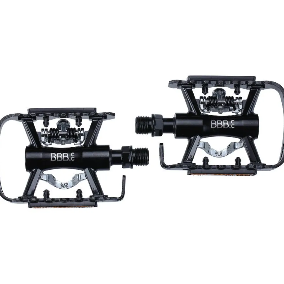 BBB Cycling DualChoice Classic 2.0 BPD-23B MTB pedalen - zwart