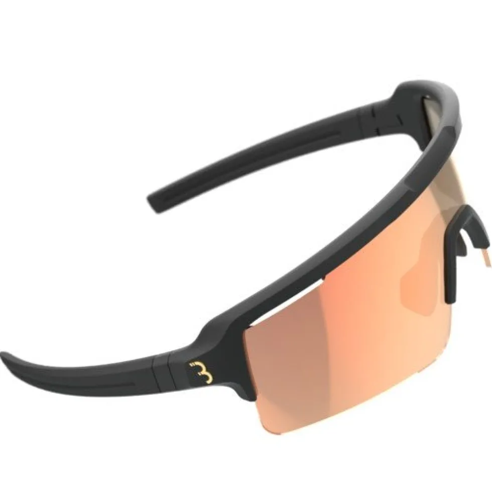 BBB Cycling Fuse BSG-65 Bril - matt black - photochromic MLC red
