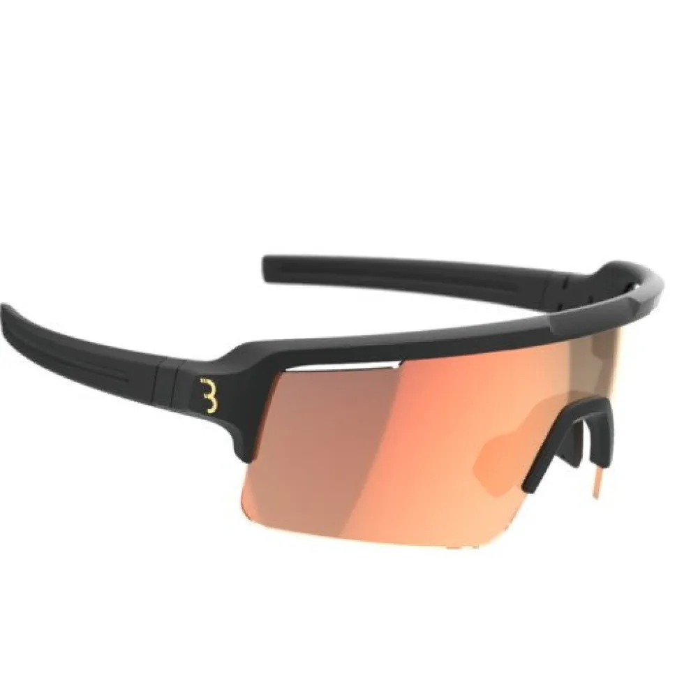 BBB Cycling Fuse BSG-65 Bril - matt black - photochromic MLC red