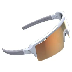 BBB Cycling Fuse BSG-65 Bril - matt white - MLC orange | yellow | clear