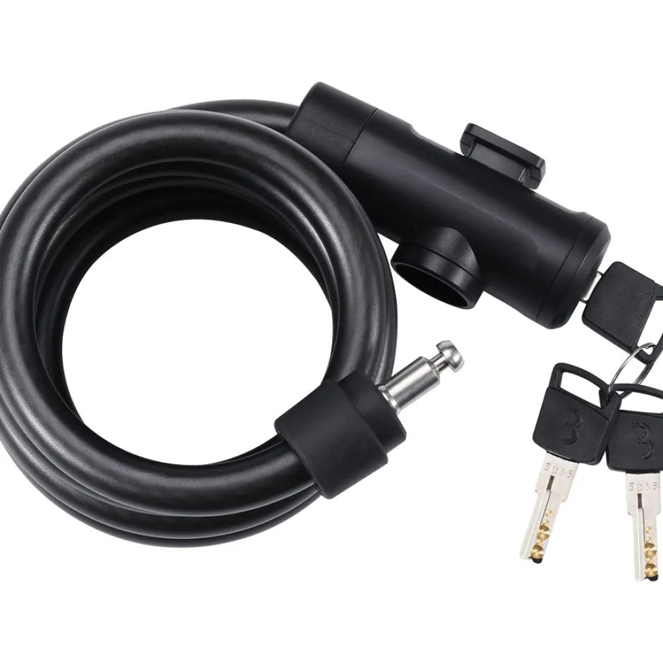 Kabelsloten < BBB Cycling KeyGuard Cable 12/180 BBL-111B Kabelslot met bevestiging