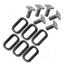 Schoenplaatjes < BBB Cycling MultiClip 2.0 BPC-04F Pedal Cleats - fixed - grey