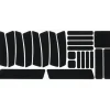 BBB Cycling MultiVis Reflektor Stickerset BBP-71 - black