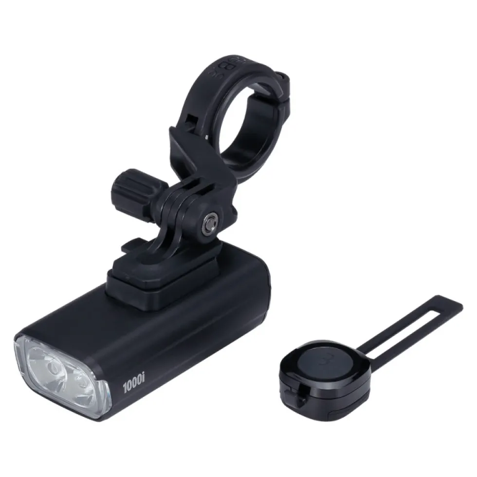 BBB Cycling NanoStrike 1000i Plus Fietslamp Vooraan BLS-267i - zwart