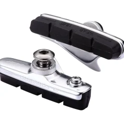 BBB Cycling RoadStop Remschoenen voor racefietsen - zilver BBS-02 (4 stuks)