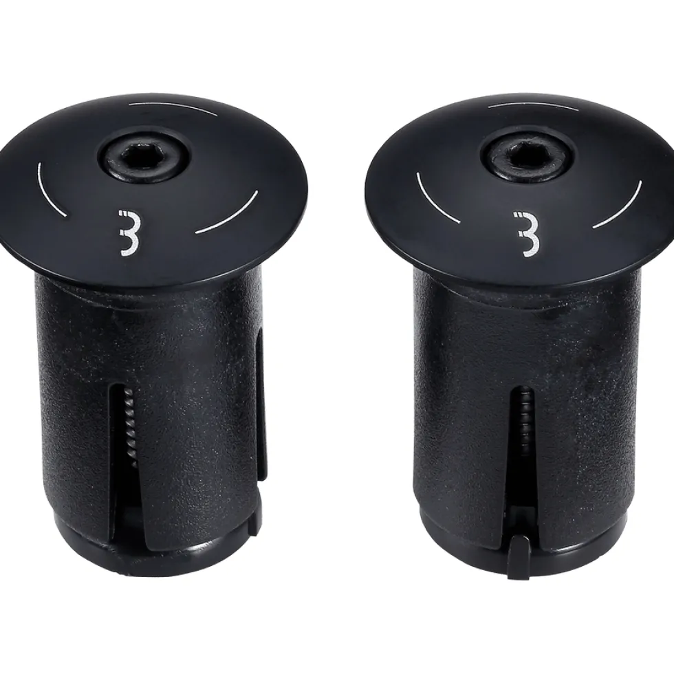 BBB Cycling ScrewOn Alu BHT-97 Stuurdoppen - zwart