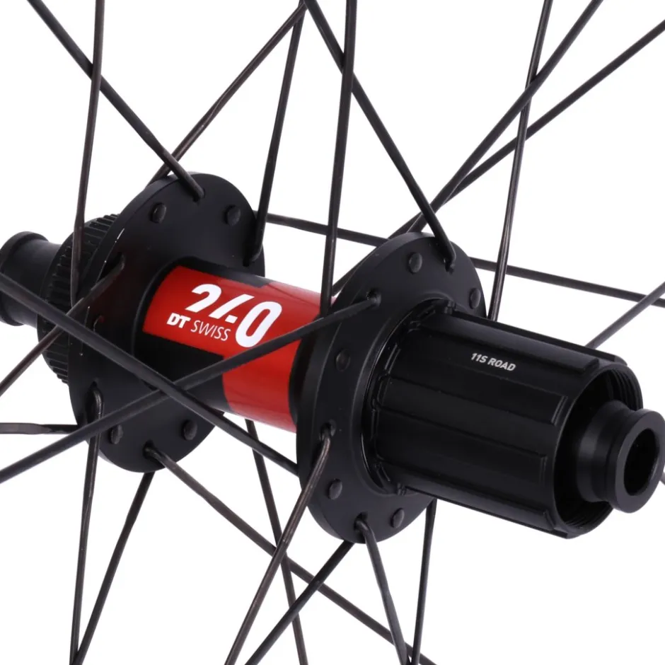 Wielen En Wielsets < Beast Components | DT Swiss - RX60 | 240 - Wielset - 28" | Carbon | Clincher | Centerlock - 12x100mm | 12x142mm - HG-EV | SQUARE black