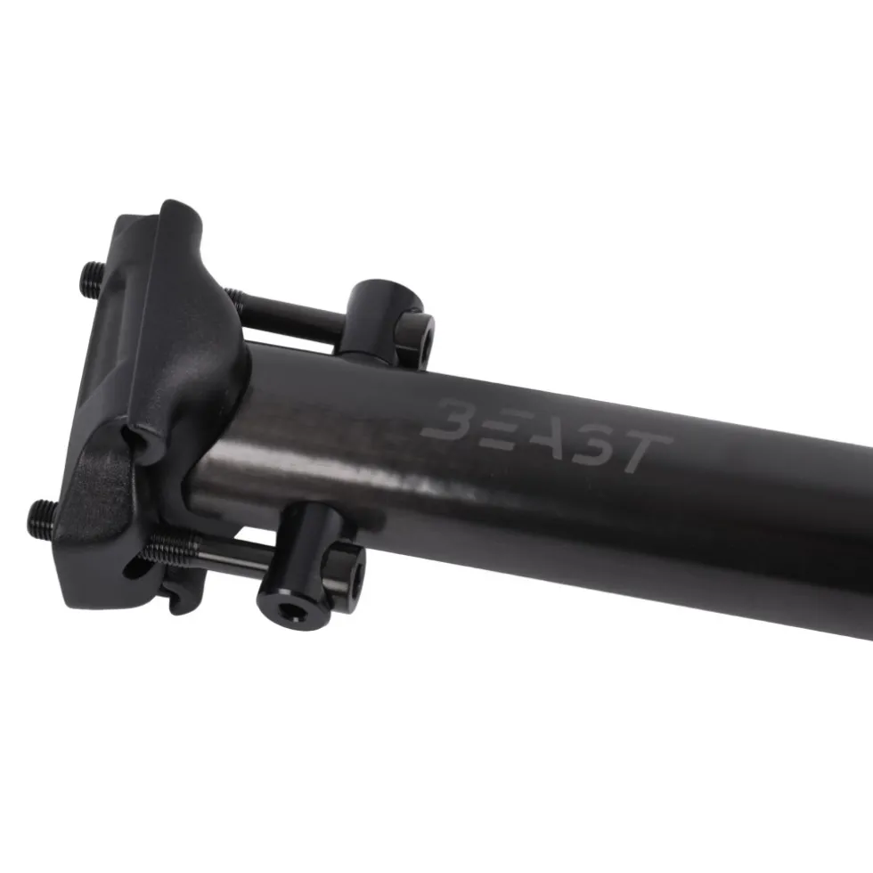 Beast Components Zadelpen - Carbon | Straight | IR - 31.6mm | UD black