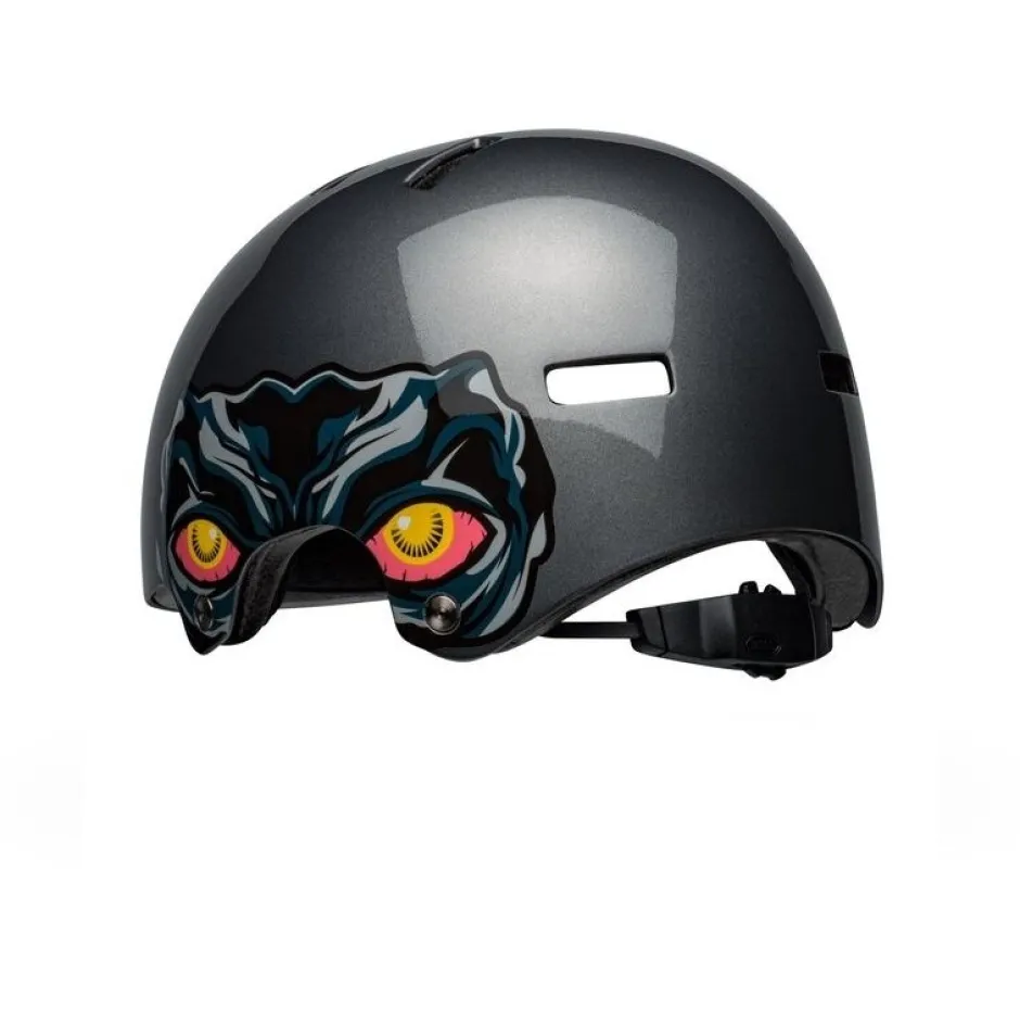 Helmen Kinderen < Bell pan kinder-fiethelm - nightwalker glo gunmetal