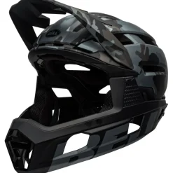 Bell Super Air R Spherical Helm - matte/gloss black camo