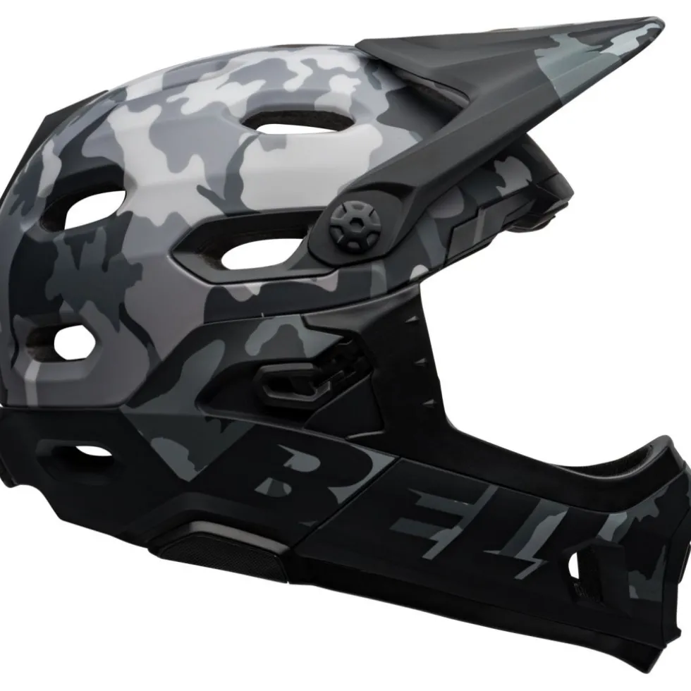 Bell Super DH Spherical Helm - matte/gloss black camo