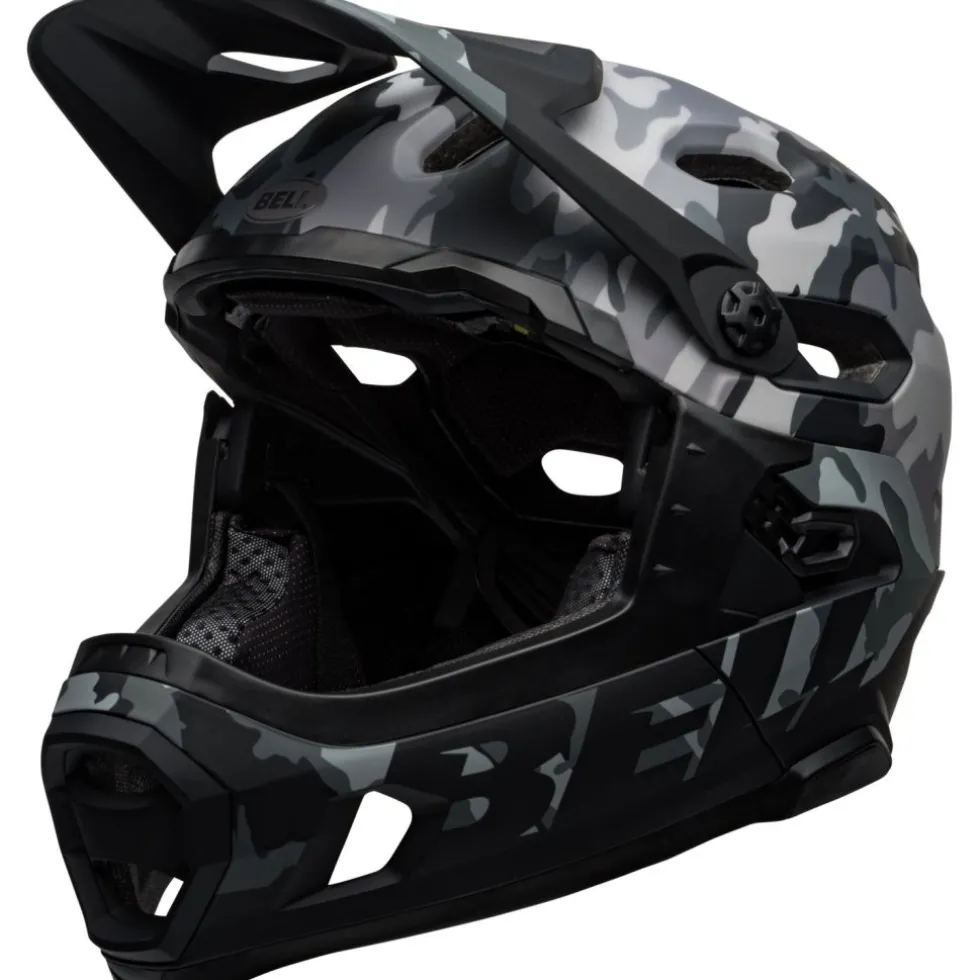 Bell Super DH Spherical Helm - matte/gloss black camo