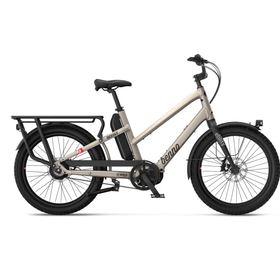 Elektrische Fietsen|Elektrische Bakfietsen < Benno Bikes BOOST EVO 7 CX - 24" Elektrische Bakfiets voor Dames - 2026 - titanium grey