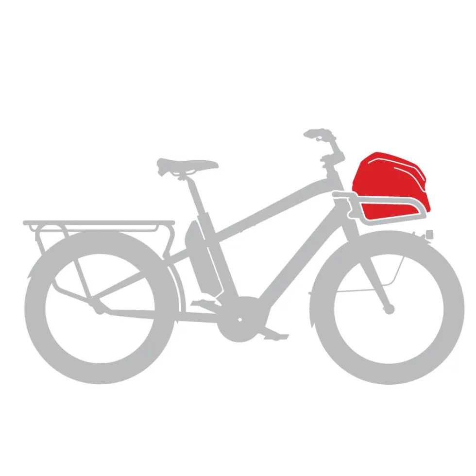 Benno Bikes Utility Front Tray - Tas voor Voorbagagedrager - Zwart