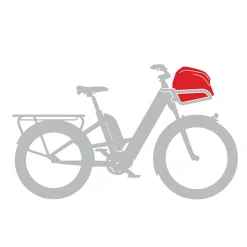 Benno Bikes Utility Front Tray - Tas voor Voorbagagedrager - Zwart