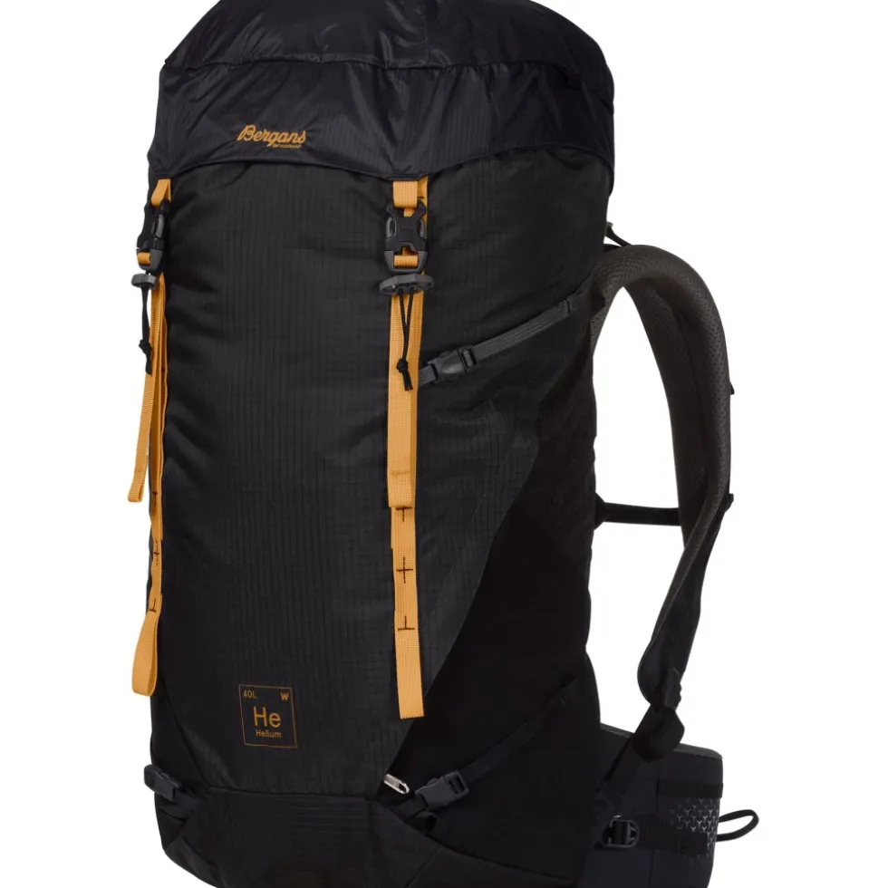 Bergans Helium V5 40L Rugzak - dark shadow grey/black/golden yellow