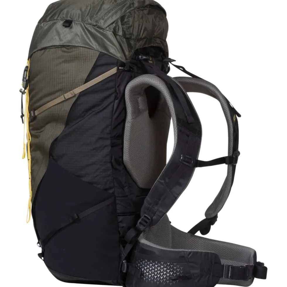 Bergans Helium V5 40L Rugzak - dark shadow grey/black/golden yellow