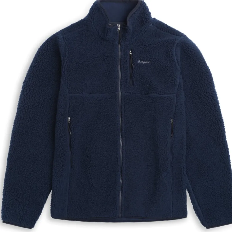 Bergans Lunnan Pile Fleece jas voor heren - navy blue