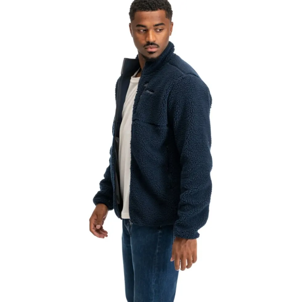 Bergans Lunnan Pile Fleece jas voor heren - navy blue
