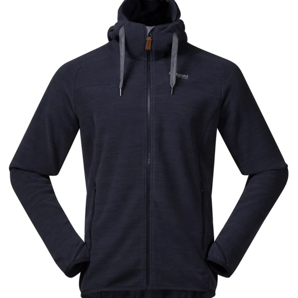 Bergans Hareid Fleece Herenjas - dark navy