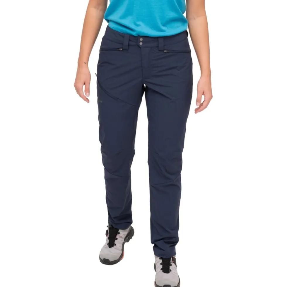 Bergans Rabot Light Softshell Broek Dames - navy blue