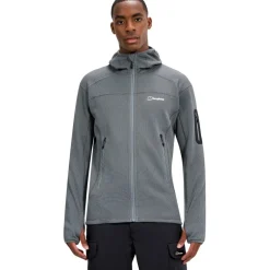 Berghaus Pravitale MTN 2.0 Fleece Jas met Capuchon Heren - Granite/Cavern