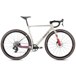 BH Bikes GRAVELX EVO 4.5 R - Carbon Gravel Bike - 2026 - pale / lavanda / dark red