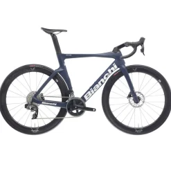 Aero Racefietsen < Bianchi OLTRE COMP - 105 Di2 - Carbon Racefiets - 2026 - velvet navy / off white matt