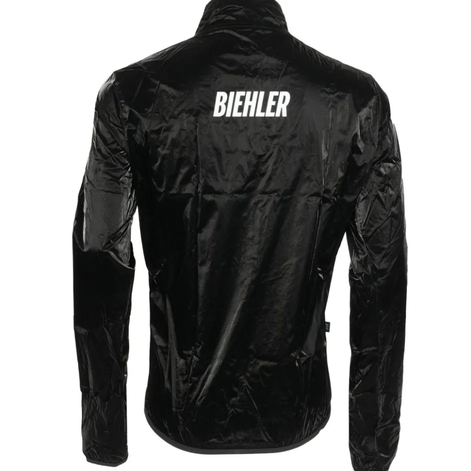 Windjacks < Biehler Sportswear Biehler Defender Phanto Stow Away Jas Heren - zwart